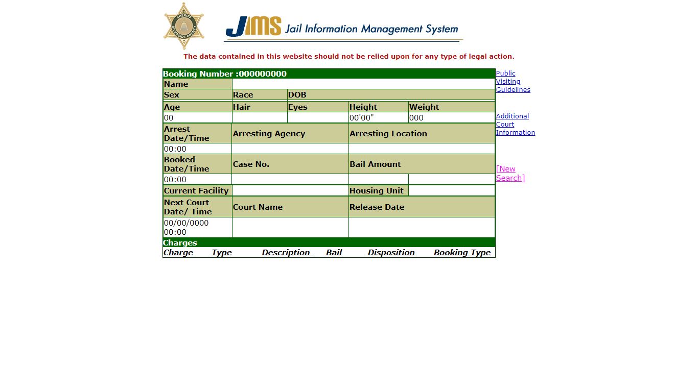 Inmate Information System